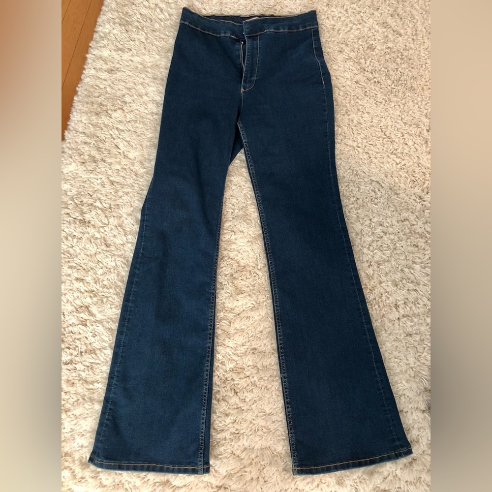 Zara stretch flare jeans